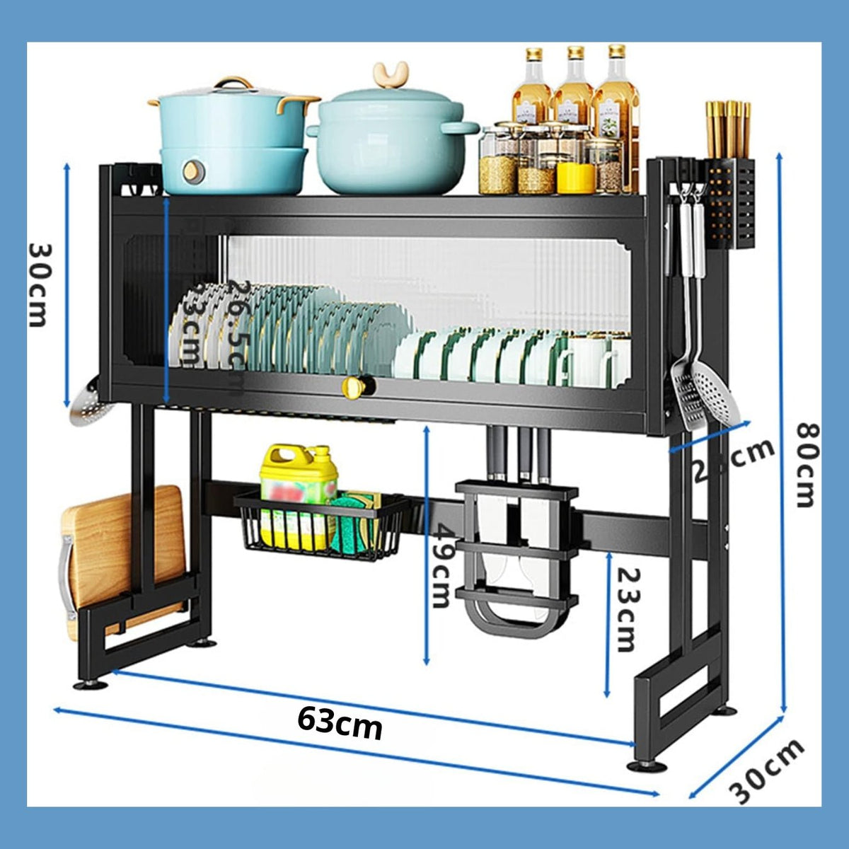 EscuOn Escurridor De Platos Con Almacenamiento - [PROMOCIÓN DISPONIBLE SOLO HOY]
