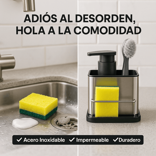 Dispensador 3 en 1 – Organización y Comodidad en tu Cocina