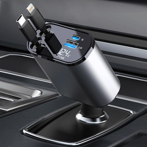 ChargeGo – Cargador Retráctil de Coche - [PROMOCIÓN DISPONIBLE SOLO HOY]