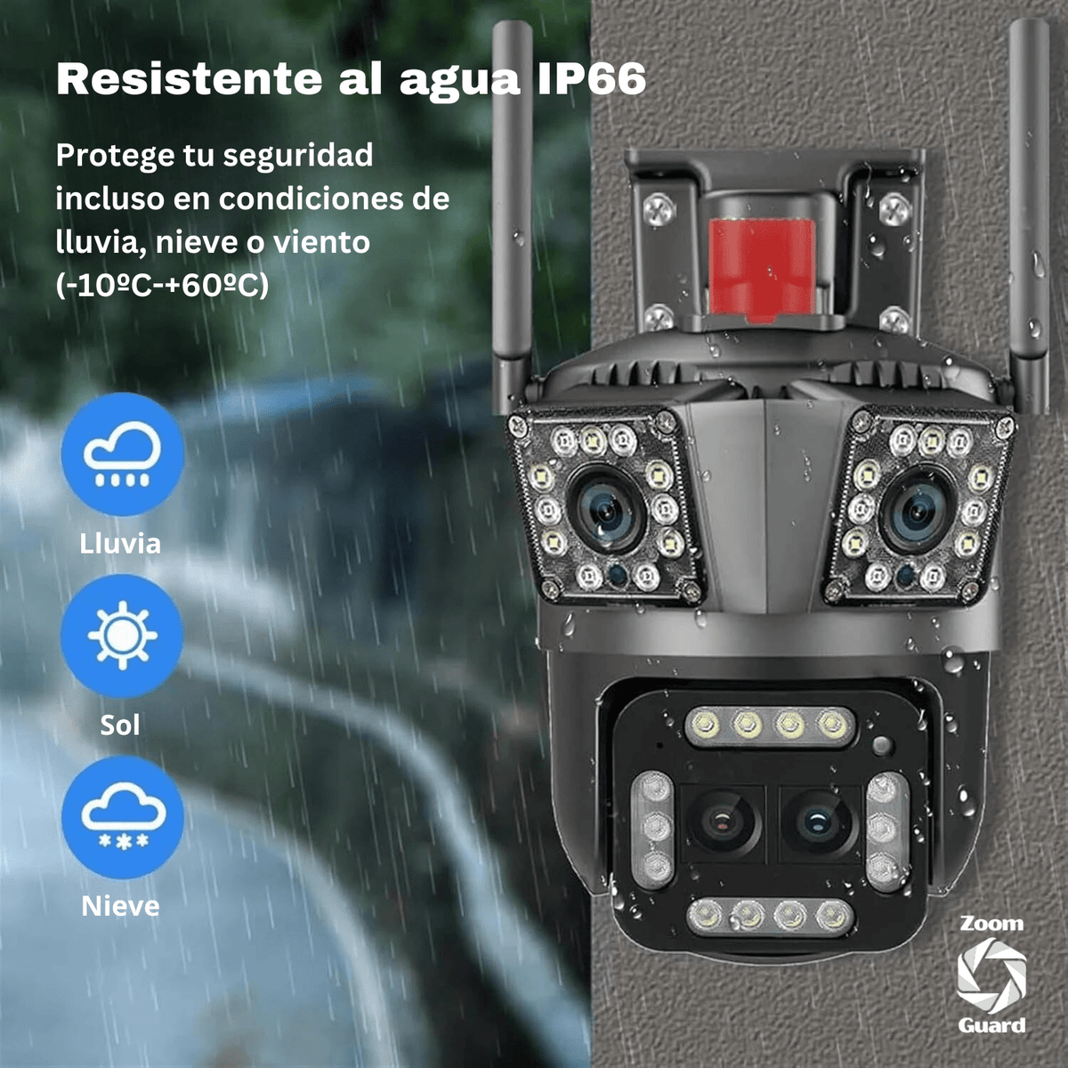 Zoom Guard Cámara de Seguridad WiFi + Memoria Ilimitada - [PROMOCIÓN DISPONIBLE SOLO HOY]