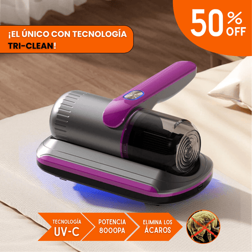 VitaClean - Aspirador Portátil UV | Poder de Succión y Esterilización Total LP