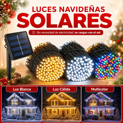 Luces solares decoración navideña - Imagen 17