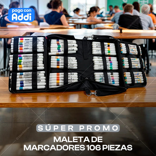 Marcadores Especiales 106 Piezas - Imagen 1