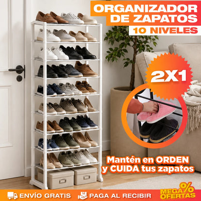 Organizador de Zapatos de 10 Niveles - Imagen 1
