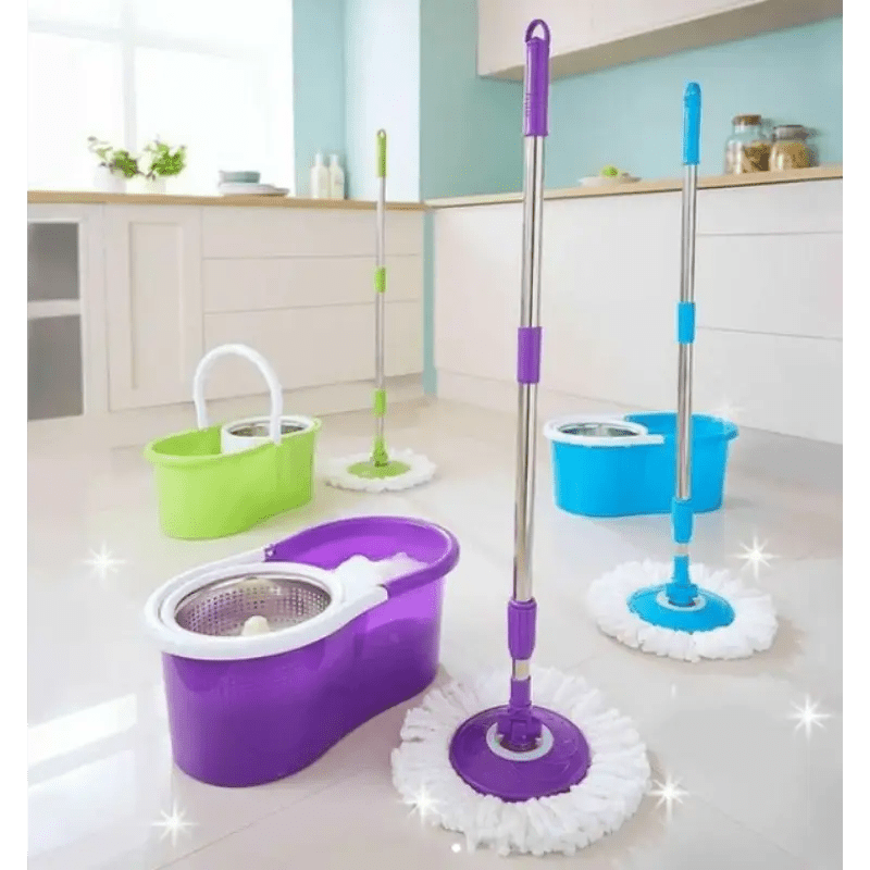 PowerMaid - Trapero Giratorio Magico Con Balde 360° -  [PROMOCIÓN DISPONIBLE SOLO HOY] LP